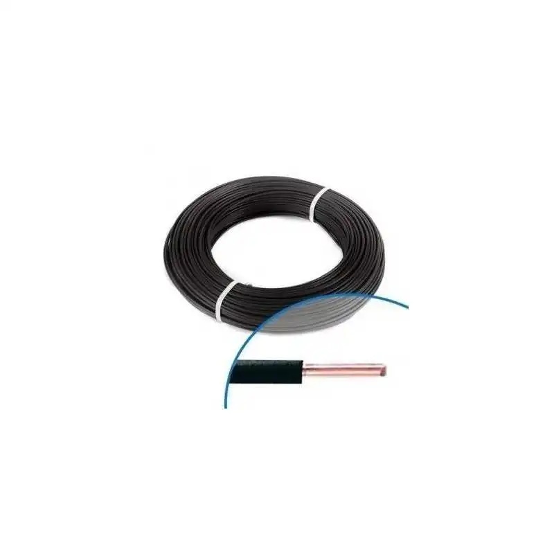 FIL RIGIDE H07VU2.5 NOIR 100M