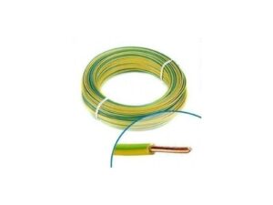 FIL RIGIDE 1.5MM VERT/JAUNE