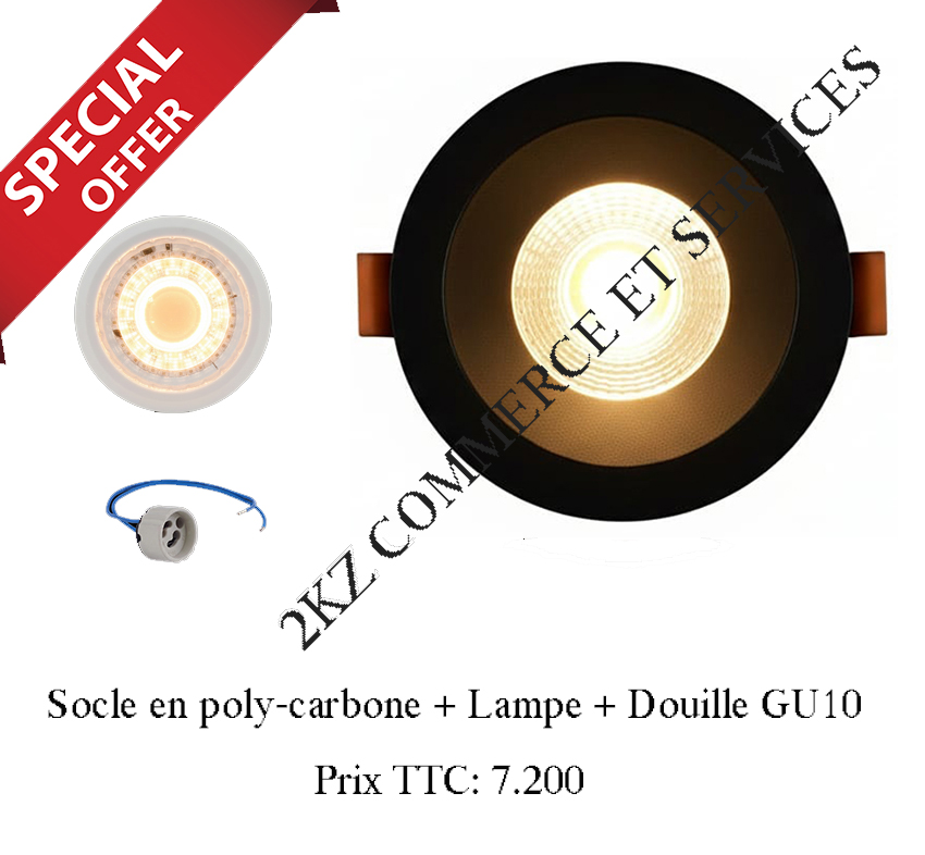 promotion lampe +socle NOIR