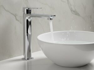 LUSO Mitigeur lavabo allongé Chromé SANINDUSA